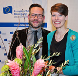 Linn Selle und Michael Roth MdB, Staatsminister für Europa im Auswärtigen Amt © Foto: EBD/K. Neuhauser
