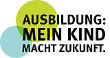 Logo zum neuen Kampagnenschwerpunkt ‘Mein Kind macht Zukunft’  © Grafik: MWAE