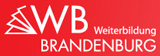 Logo mit weißer Schrift auf rotem Grund © Foto: WB Brandenburg