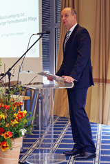 Ministerpräsident Woidke bei seiner Eröffnungsrede © Foto: Elke Mocker (LASA)