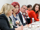 Gesprächsrunde der Unternehmerinnen mit den Ministern © Foto: Benjamin Renter
