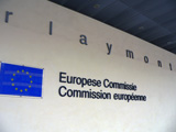 Der Eingangsbereich der EU-Kommision in Brüssel © Foto: Sylvia Krell