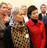 Beate Fernengel, Anne Böttcher und Jutta Cordt (v.l.n.r.) gehörten mit zu den Erstunterzeichnerinnen des Bündnisvertrages © Foto: brandenburg.de