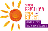 Logo Initiative ‚Starke Familien – Starke Kinder‘ mit Sonne© Grafik: Land Brandenburg
